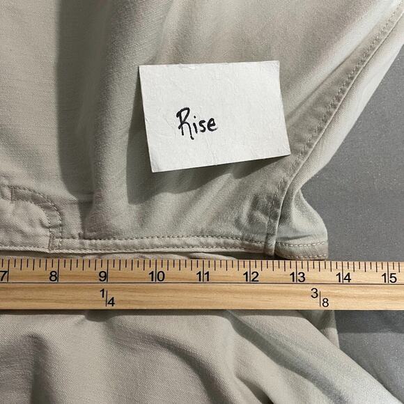 Riders by Lee Plus Size 22WM Tan Jeans Denim Capris Pants Cottage Grandma Summer - Picture 10 of 12